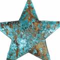 Floristik24 Kokosstjerne blå 5cm 50stk spredte stjerner borddekorasjon