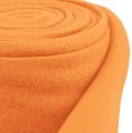Floristik24 Dekorativ fleece oransje 15cm 5m