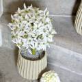 Floristik24 Dekorativ blomst Allium, kunstig kule purre, prydløk hvit Ø20cm L72cm