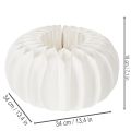 Papirdekorasjonsball, moderne gresskardekorasjon, honeycomb-papir, 34 cm, 2 stk. | Floristik24.no