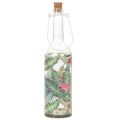 Dekorativ LED-flaske med flamingomotiv 37,5 cm varm hvit 2 stk. | Floristik24.no