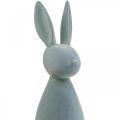 Floristik24 Deco Bunny Deco Easter Bunny Flokket Grågrønn H69cm