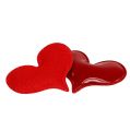 Floristik24 Dekorative hjerter å drysse 4,5 cm rød 50 stk