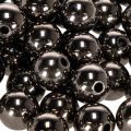 Dekorperler antrasitt metallic 14mm 35 stk | Floristik24.no