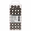 Dekorperler antrasitt metallic 14mm 35 stk | Floristik24.no