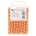Dekorative oransje perler, 8 mm, 250 stk. | Floristik24.no