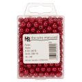 Dekorperler, røde, Ø8 mm, 250 stk. | Floristik24.no