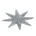 Floristik24 Dekorative stjerner sølv Ø5cm 20stk