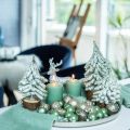 Floristik24 Dekorativt juletre, vinterpynt, gran med snø H19cm