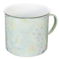 Floristik24 Dekorativt krus, blomsterpotte, mandala, emaljert, Ø13 cm H12 cm