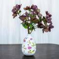 Floristik24 Dekorativ vase hvite blomster Ø9cm H13.8cm