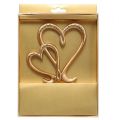 Floristik24 Dekorativt hjerte til pinne gull 17cm