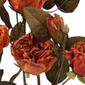 Floristik24 Deco rose bukett kunstige blomster rose bukett oransje 45cm 3stk