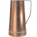 Dekorativ vase kobberfarget dekorativ kanne vintage dekorativ B21cm H36cm