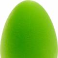 Floristik24 Dekorativt påskeegg grønt H25cm påskepynt flokket dekorative egg