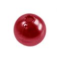 Floristik24 Deco perler rød Ø8mm 250p