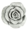 Floristik24 Deco rose grå 13cm