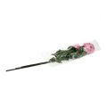 Floristik24 Dekorativ rose fylt gammelrosa Ø10cm L65cm 3stk
