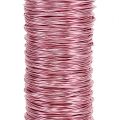 Floristik24 Deco wire Ø0,30mm 30g/50m rosa