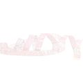 Floristik24 Dekorbånd rosa med sølv Lurex-tråd forsterket 10mm 20m