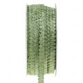Floristik24 Deco bånd fløyel utseende grønn 10mm 20m