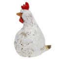 Floristik24 Dekofiguren kylling og hane 5,5cm - 6,5cm 6stk