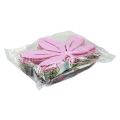 Floristik24 Deco henger tre høstløv rosa lilla grønn 12x10cm 12stk