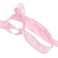 Floristik24 Pyntebånd linbånd med mønster rosa 25mm 15m