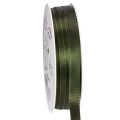 Floristik24 Dekorativt bånd, smalt taftbånd for kreativ gaveinnpakning, 10 mm bredt, 50 m langt