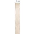 Smalt beige gavebånd, fint bånd for emballasje, 10 mm bredt, 50 m langt | Floristik24.no