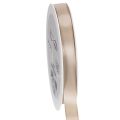 Floristik24 Dekorativt bånd satengbånd taftbånd beige 15mm 50m