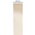 Dekorativt bånd satengbeige taftbånd 25mm 50m | Floristik24.no