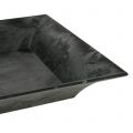 Dekorativt brett marmorert antrasitt 36x17cm 6stk | Floristik24.no