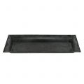 Dekorativt brett marmorert antrasitt 36x17cm 6stk | Floristik24.no