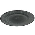 Dekorativ plate antrasitt Ø33cm | Floristik24.no