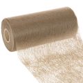 Floristik24 Non-woven borddekorasjonsrull 24 cm x 25 m i brunt for festbord