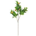 Dekorativ oransje gren og blomster Kunstig oransje gren 78cm | Floristik24.no