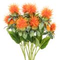 Floristik24 Kunstig oransje saflor som kunstig blomst til vaser og dekorasjon, 55 cm, 4 stk.