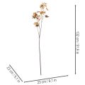 Kunstig høstgren av søtgummetre med blader og fruktklaser, 132 cm | Floristik24.no