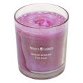 Floristik24 Duftlys i glass sommerduft bærblanding lilla H8cm