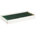 Ensfargede lys mørkegrønne pinnelys 34x300mm 4 stk | Floristik24.no