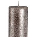 Ensfargede lys, pinnelys, kobber, 50x300mm, 4 stk. | Floristik24.no