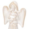 Engleskåldekorasjon med liten figur og rund telysholder 10 cm 3 stk | Floristik24.no