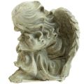 Floristik24 Angel for the Grave Cream Grave Angel Sovende Engel 6×5,5×8cm