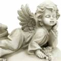 Floristik24 Deco engel på hjerte med LED 16cm 19cm H14,5cm