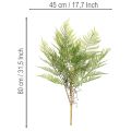 Kunstig bregnegren, dekorativ grønn plante for blomsteroppsatser, 80 cm | Floristik24.no