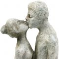 Floristik24 Dekorativ figur kyssende par stein støpt 40cm