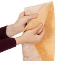 Filtbånd, tofarget gryteklut laget av ullfilt, oransje/flerfarget, 15 cm x 5 m | Floristik24.no