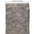 Tofarget hengsel til potte i ullfilt, grå/svart, 15 cm x 5 m | Floristik24.no