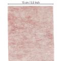Filtbånd, 100 % ull, tofarget, som gryteklut, filtbånd hvitt/rødt, 15 cm x 5 m | Floristik24.no